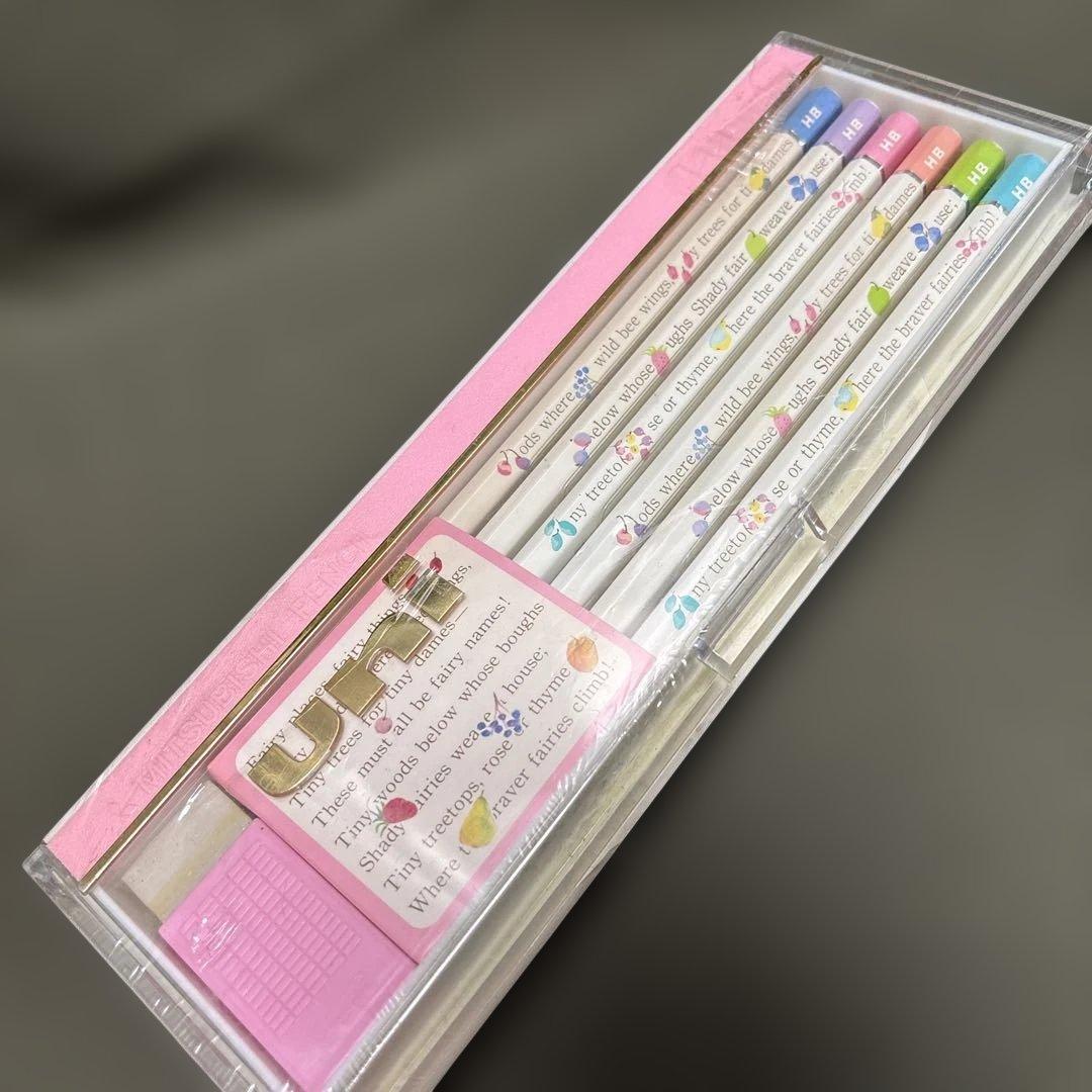 超希少レア三菱鉛筆　ユニスター　昭和レトロ鉛筆　HB フラワー