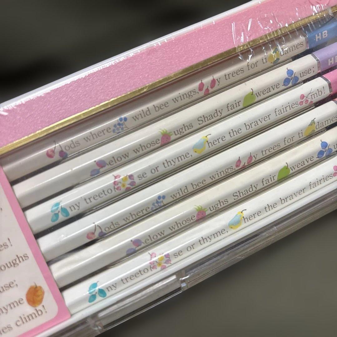 超希少レア三菱鉛筆　ユニスター　昭和レトロ鉛筆　HB フラワー