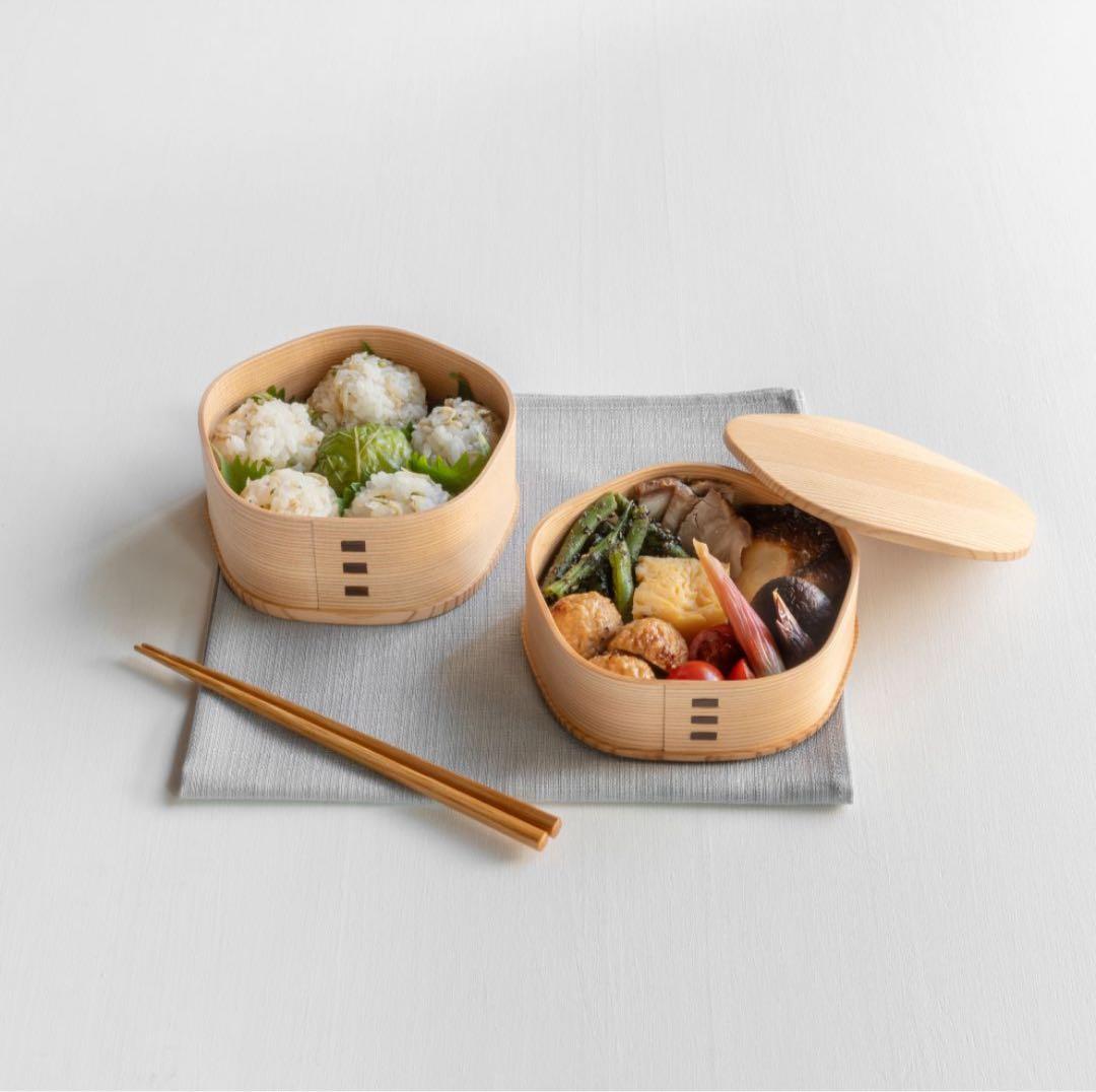 【新品！オマケ付き】梅花弁当 大館工芸社曲げわっぱ 弁当箱 日本製