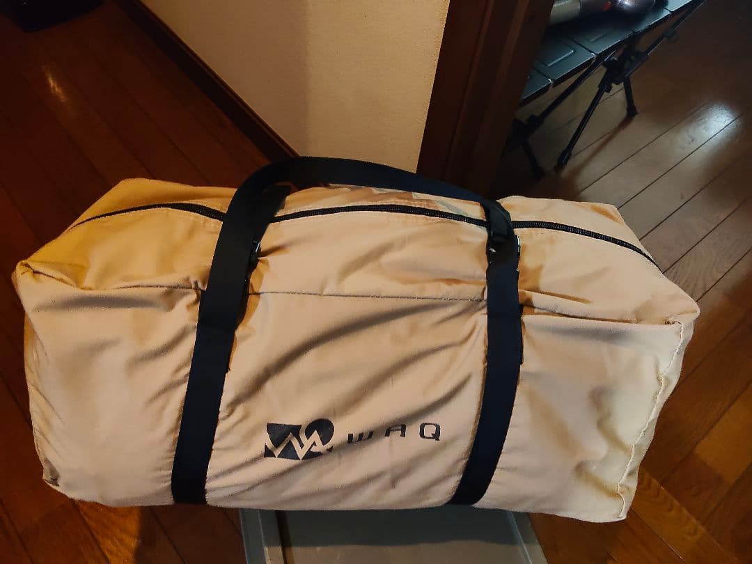 WAQ アルファtcとBUNDOKスクエアタープ３✕３ ベージュセット品