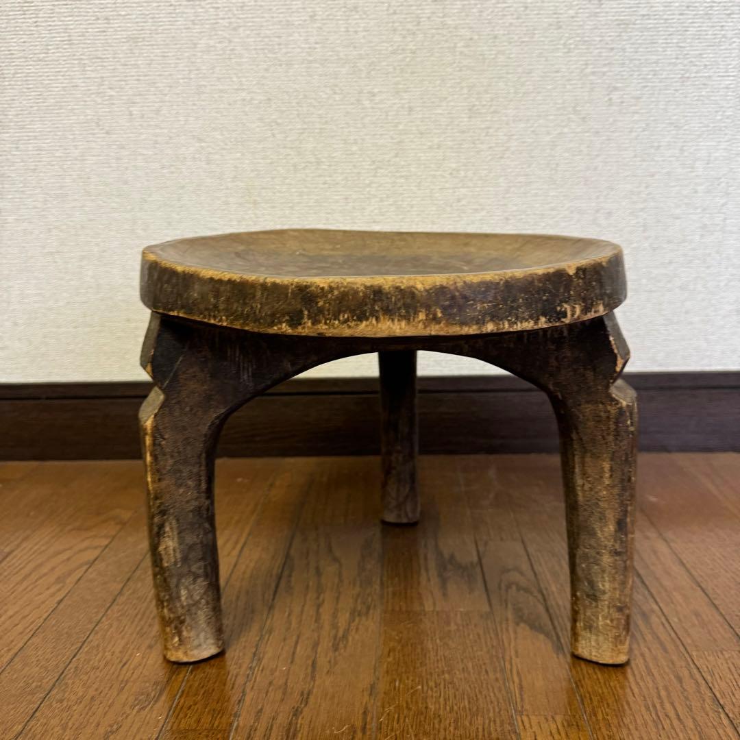 タンザニア へへ族 スツール 木製 アフリカ 民藝 古道具 ビンテージ 骨董