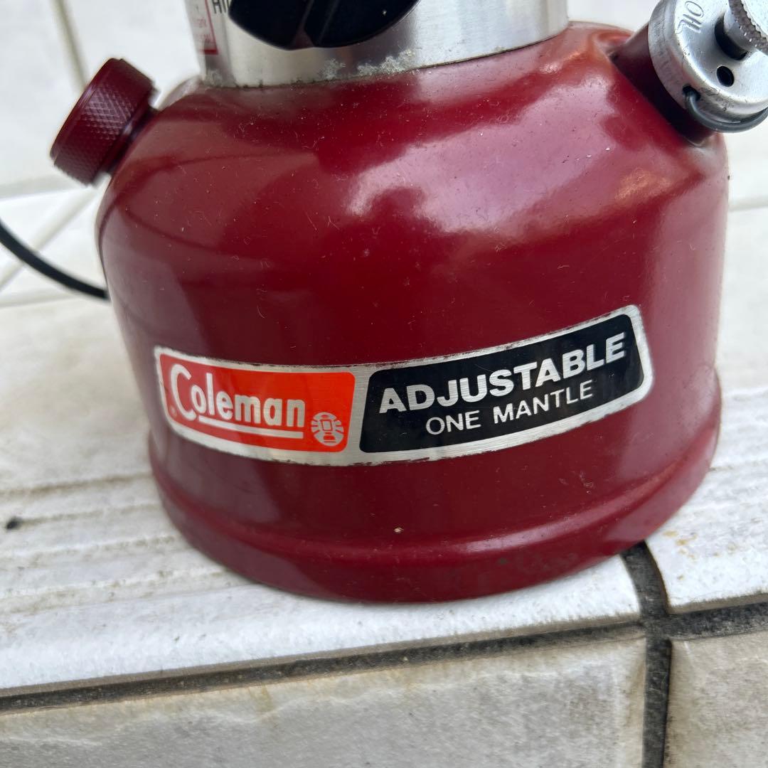 Coleman 調整可能ランタン 256A7035 希少な赤色