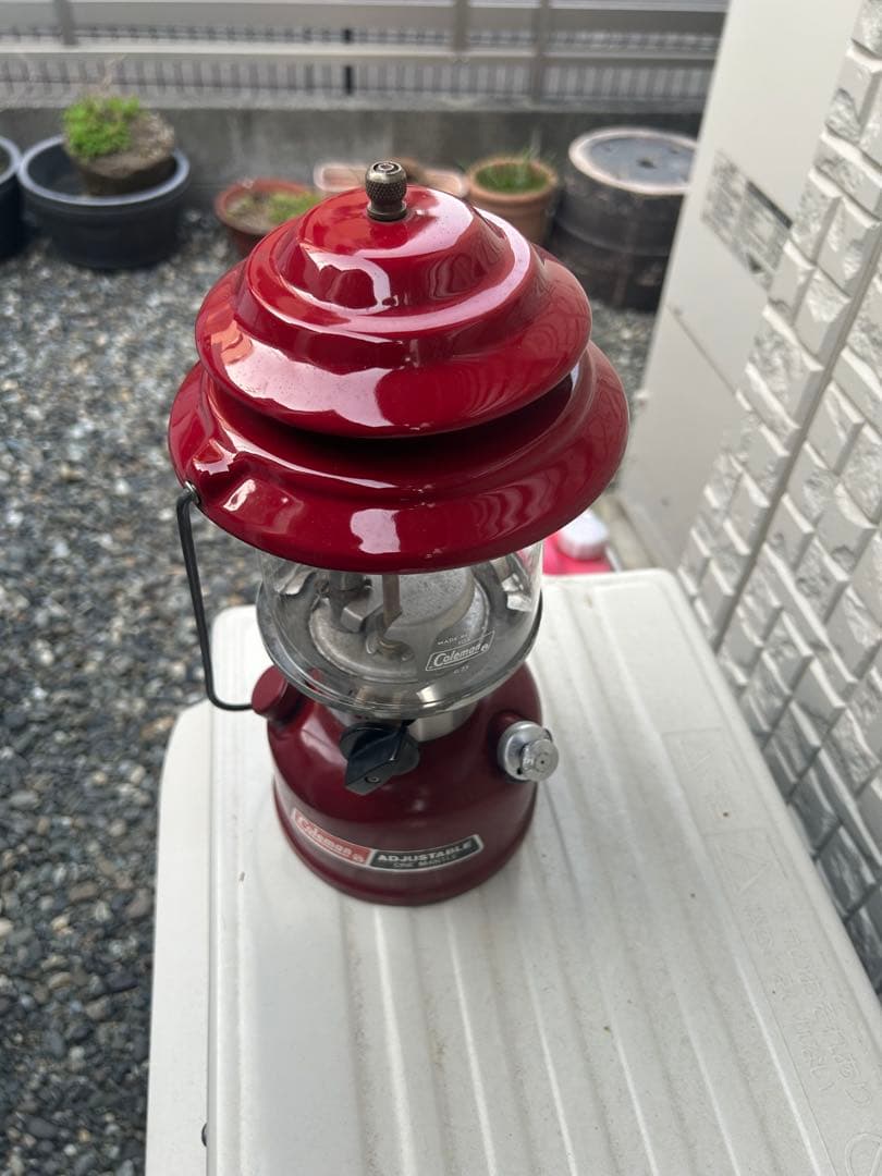 Coleman 調整可能ランタン 256A7035 希少な赤色