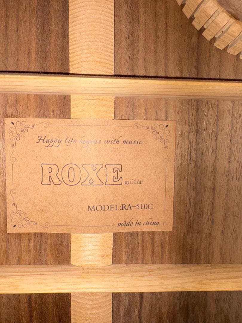 ROXE アコースティックギター ケース付き