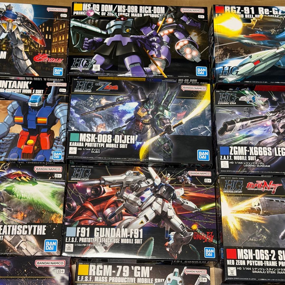 HG ガンプラセット 12種