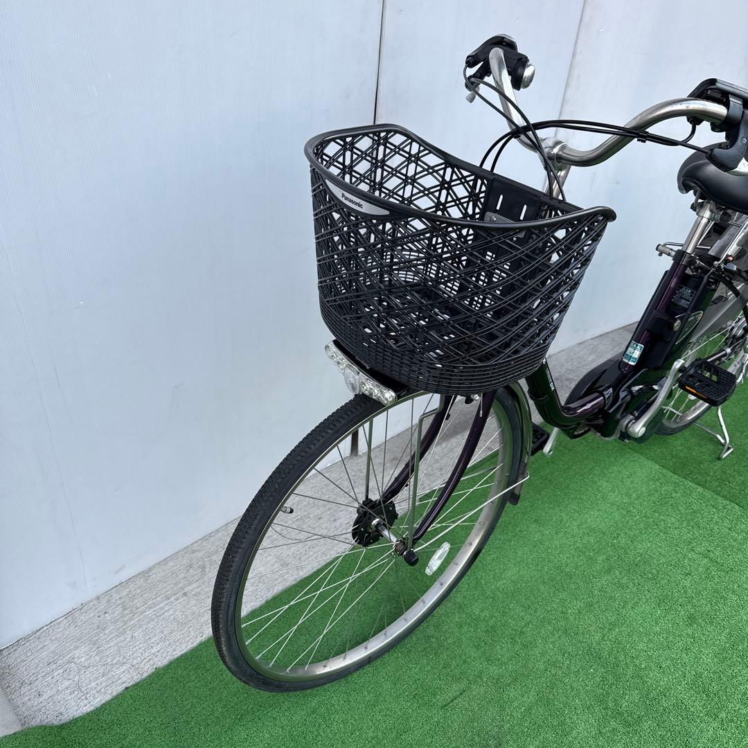 Panasonicパナソニック電動アシスト自転車26インチ8.9Ah ムラサキ