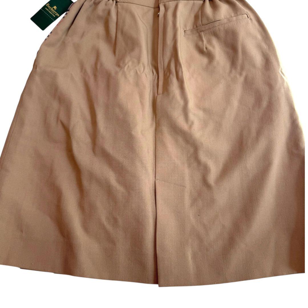 【新品タグ付き】Burberrys GOLF ウール100％ スカート ベージュ