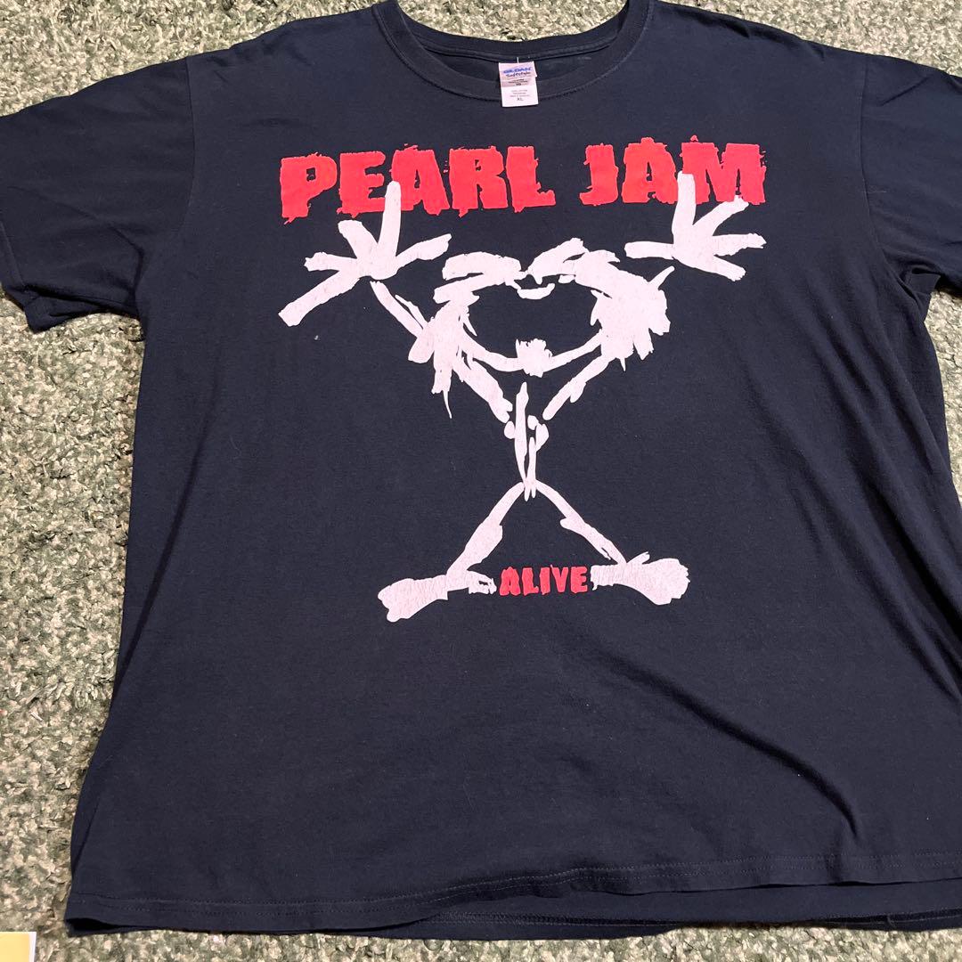 PEARL JAM パールジャム ALIVE バンドTシャツ バックプリント