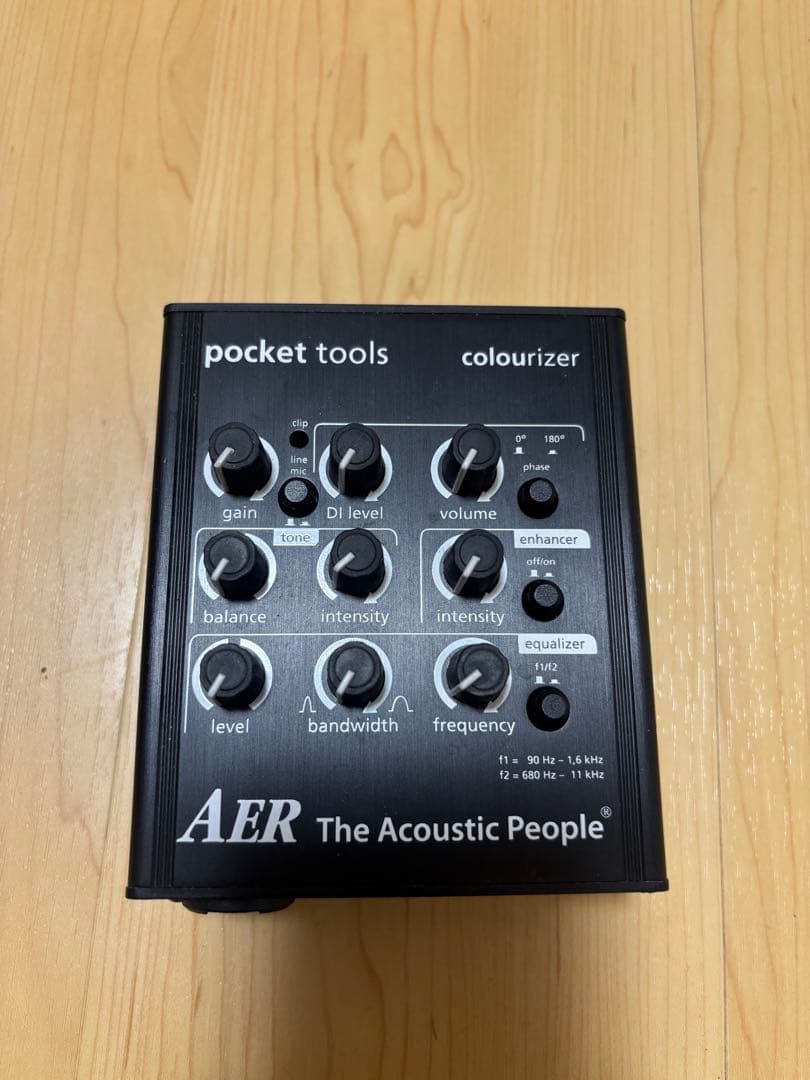 AER pocket tools colourizer プリアンプ DI EQ