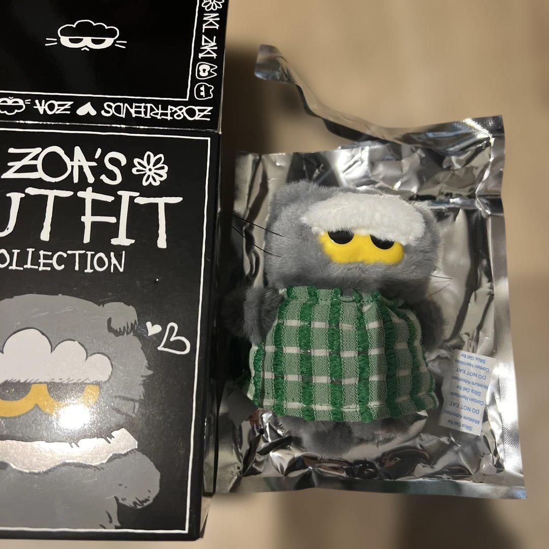 ZO&FRIENDS ランダムぬいぐるみキーリング チェック ZOA