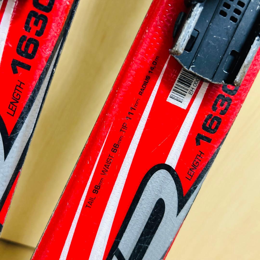 【送料無料】Volkl R1 TIGER 163cm タイガー レッド スキー板