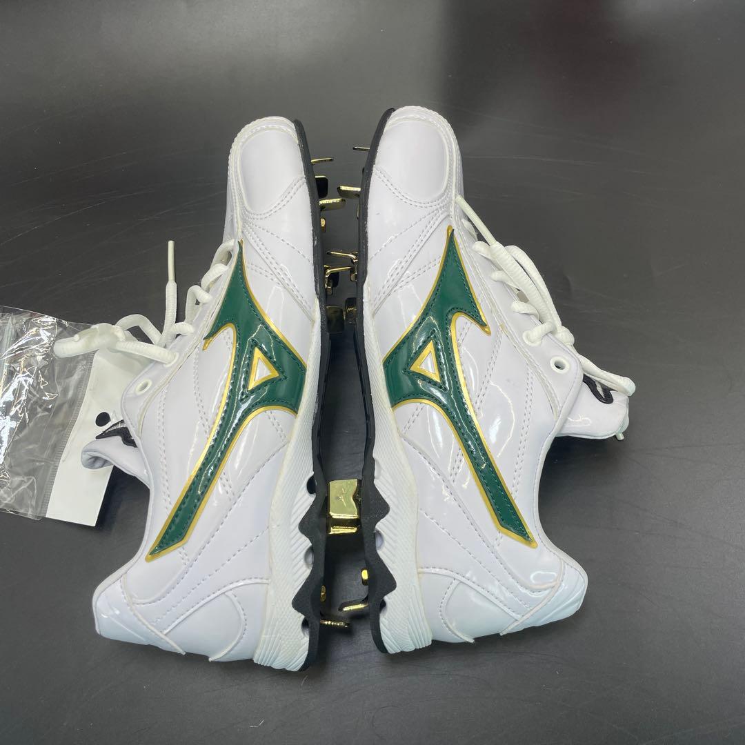 Mizuno ミズノ　スパイクシューズ ホワイト　グリーン 24cm