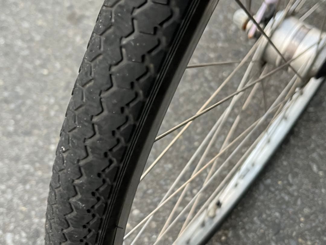 は*な様 中古美品ブリヂストン軽量アルミ自転車〓26インチ★チェーンケース新品※