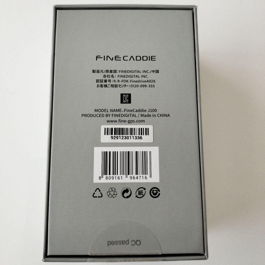 【美品】FINE CADDIE J100 ゴルフ用距離計 ブラック