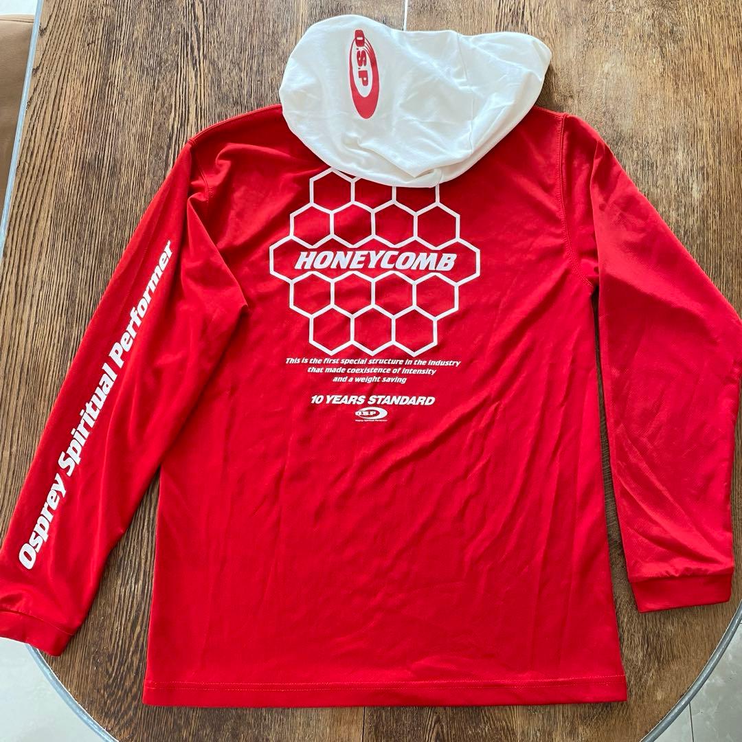 オーエスピー O.S.PフーデッドロングスリーブTシャツ M バス釣り パーカー