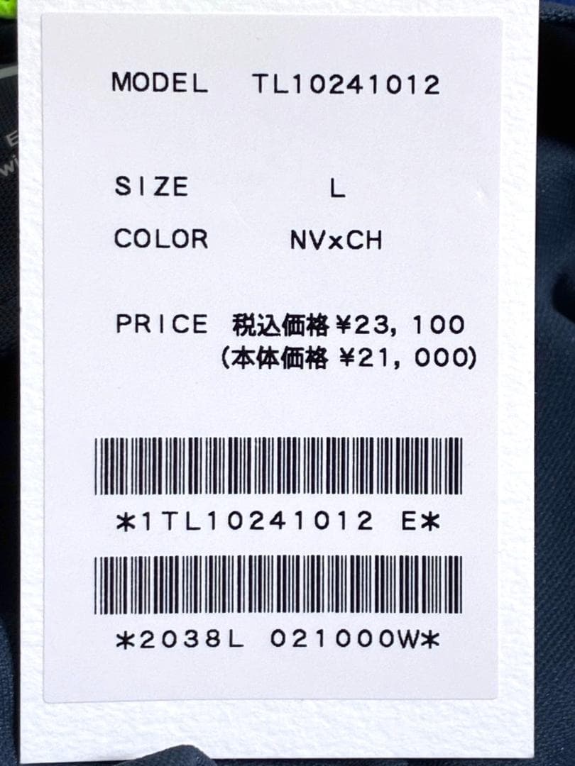 【早い者勝ち❣️】新品 TFW49 スキッパーポロシャツシャツ Lサイズ ブルー