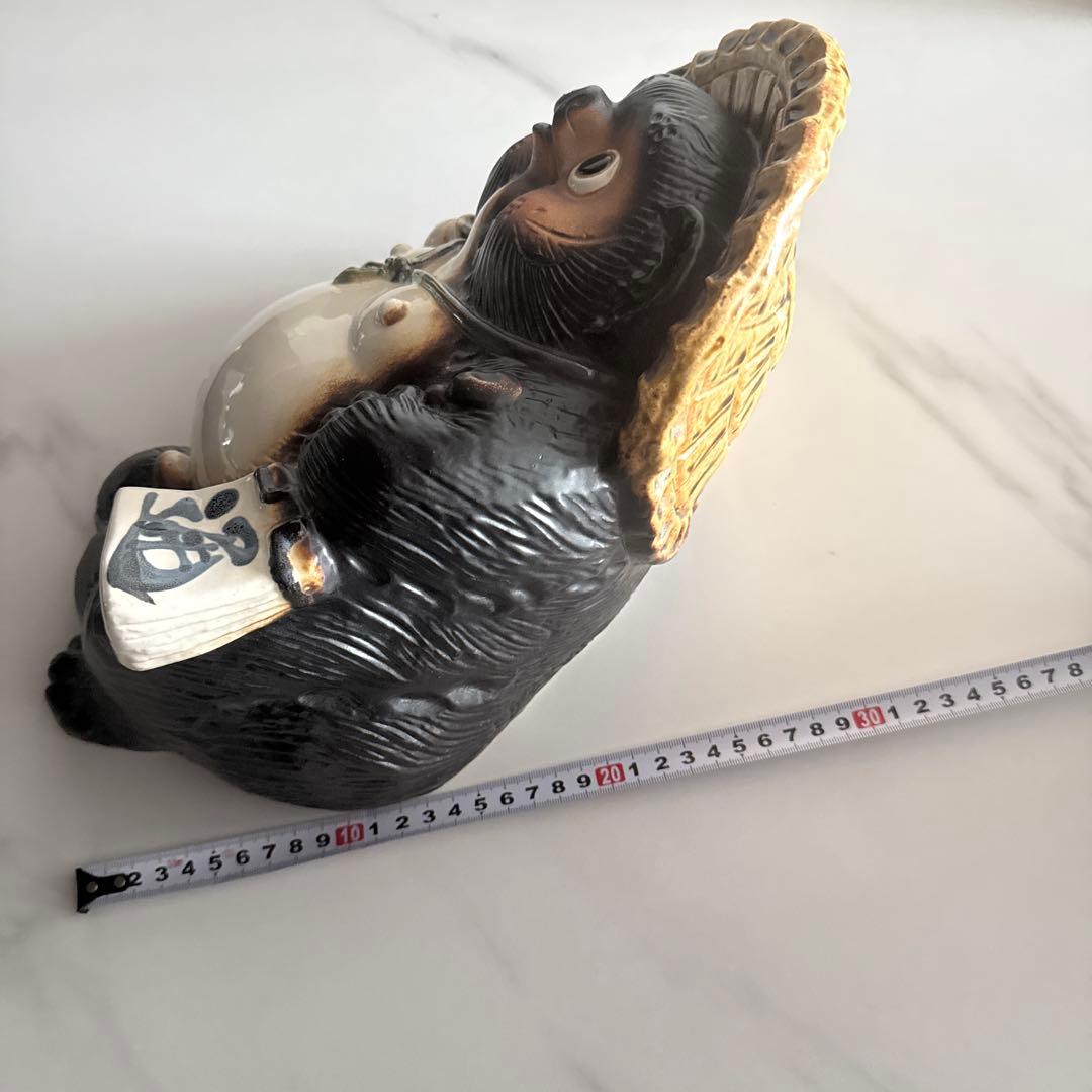 信楽焼　たぬき　大サイズ　貴重　新品