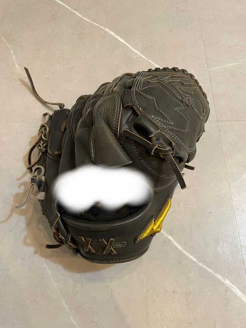 ダークブラウン レザー 野球グローブ