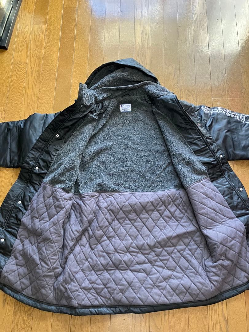 champion ハーフベンチコート　未使用　黒　メンズM