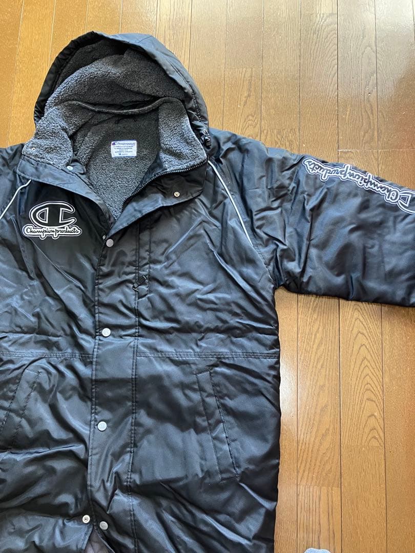 champion ハーフベンチコート　未使用　黒　メンズM