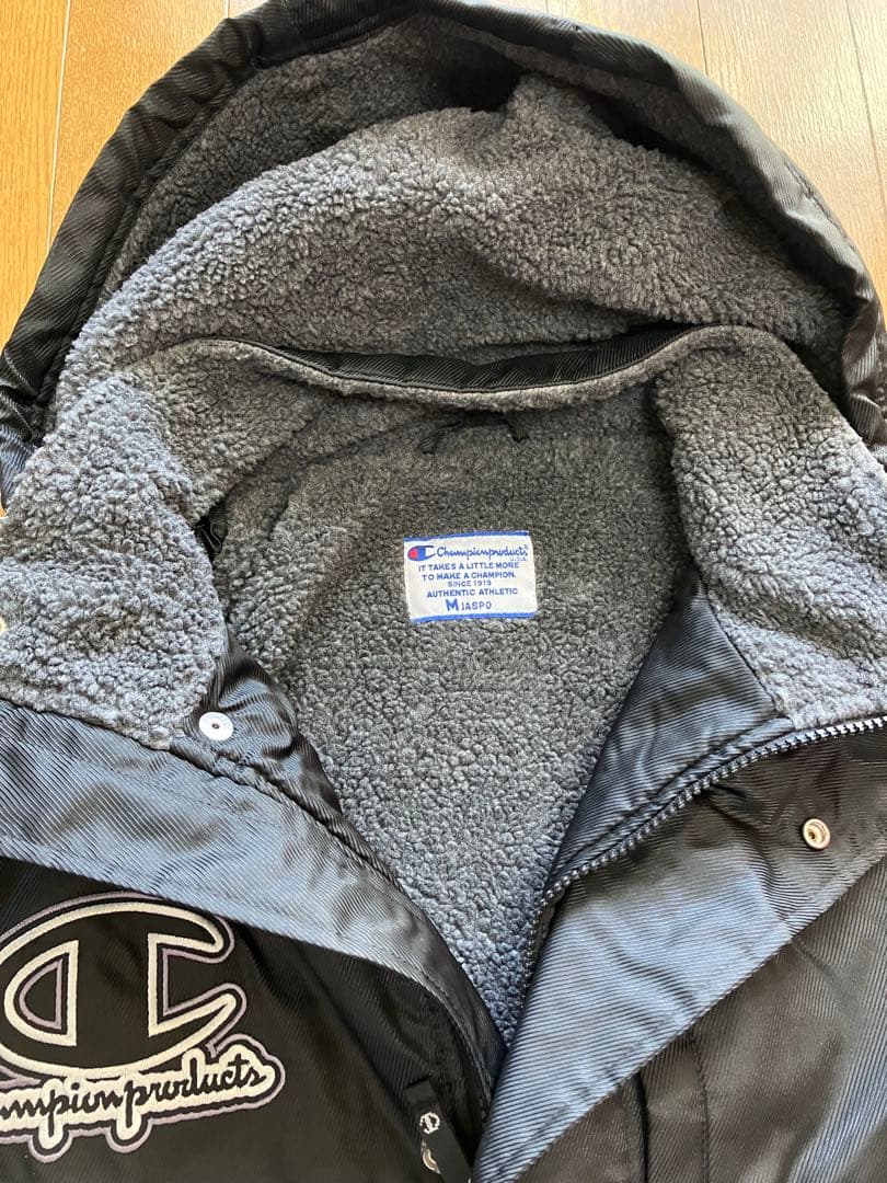 champion ハーフベンチコート　未使用　黒　メンズM