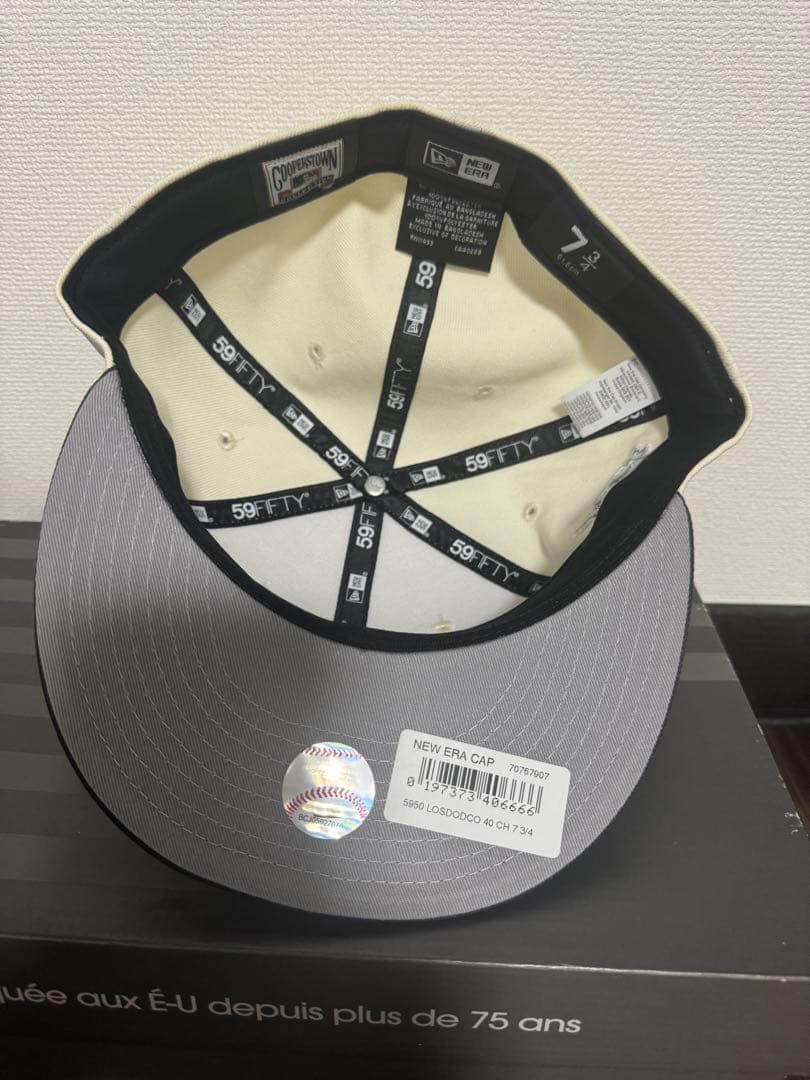 ドジャース　newera 7 3/4