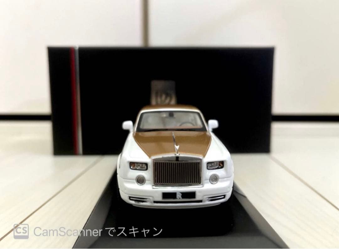 特別特価セール 1/43 ロールスロイス ファントム ホワイト ゴールド　イクソ