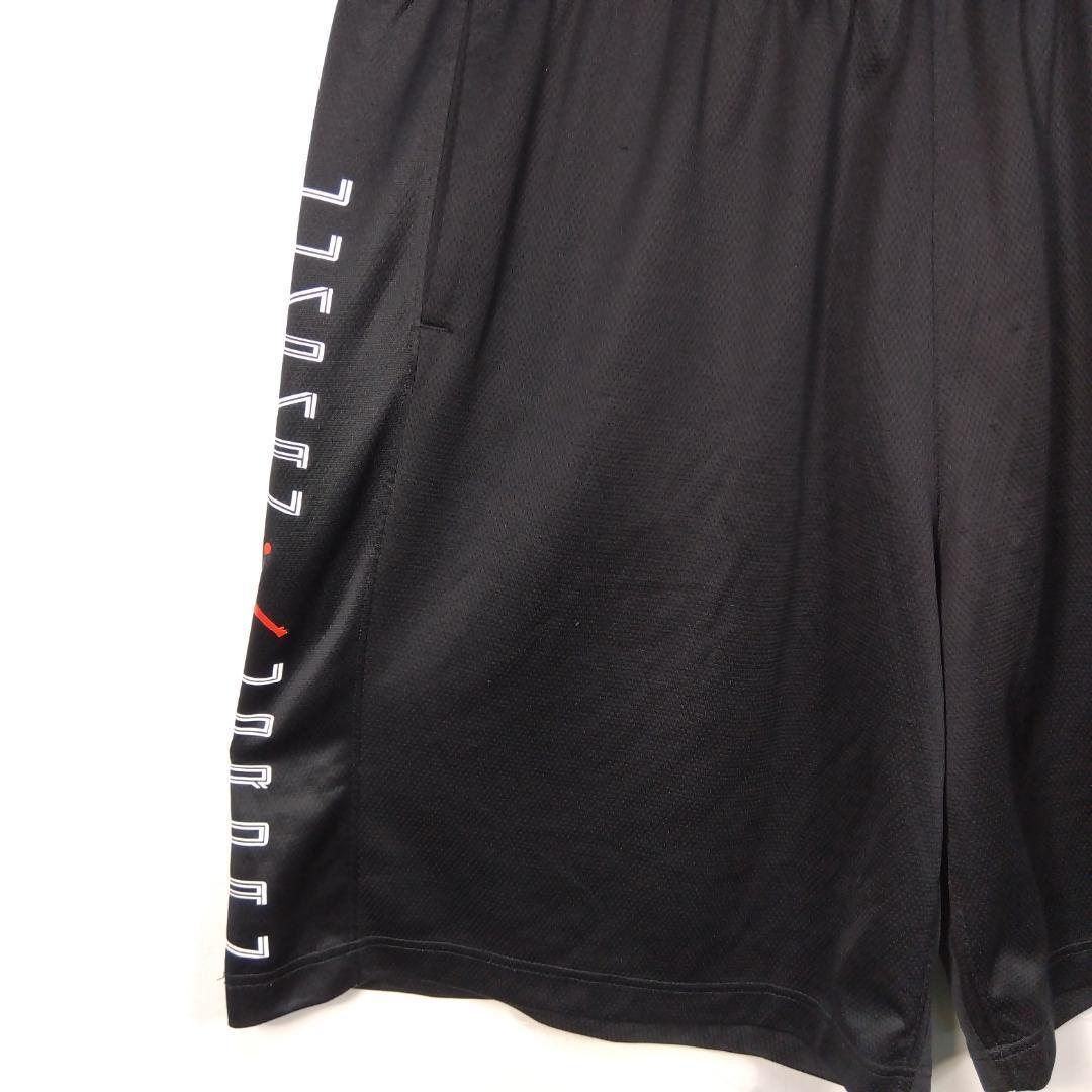 AIR JORDAN ブラック メッシュパンツ ハーフパンツ　ジョーダン