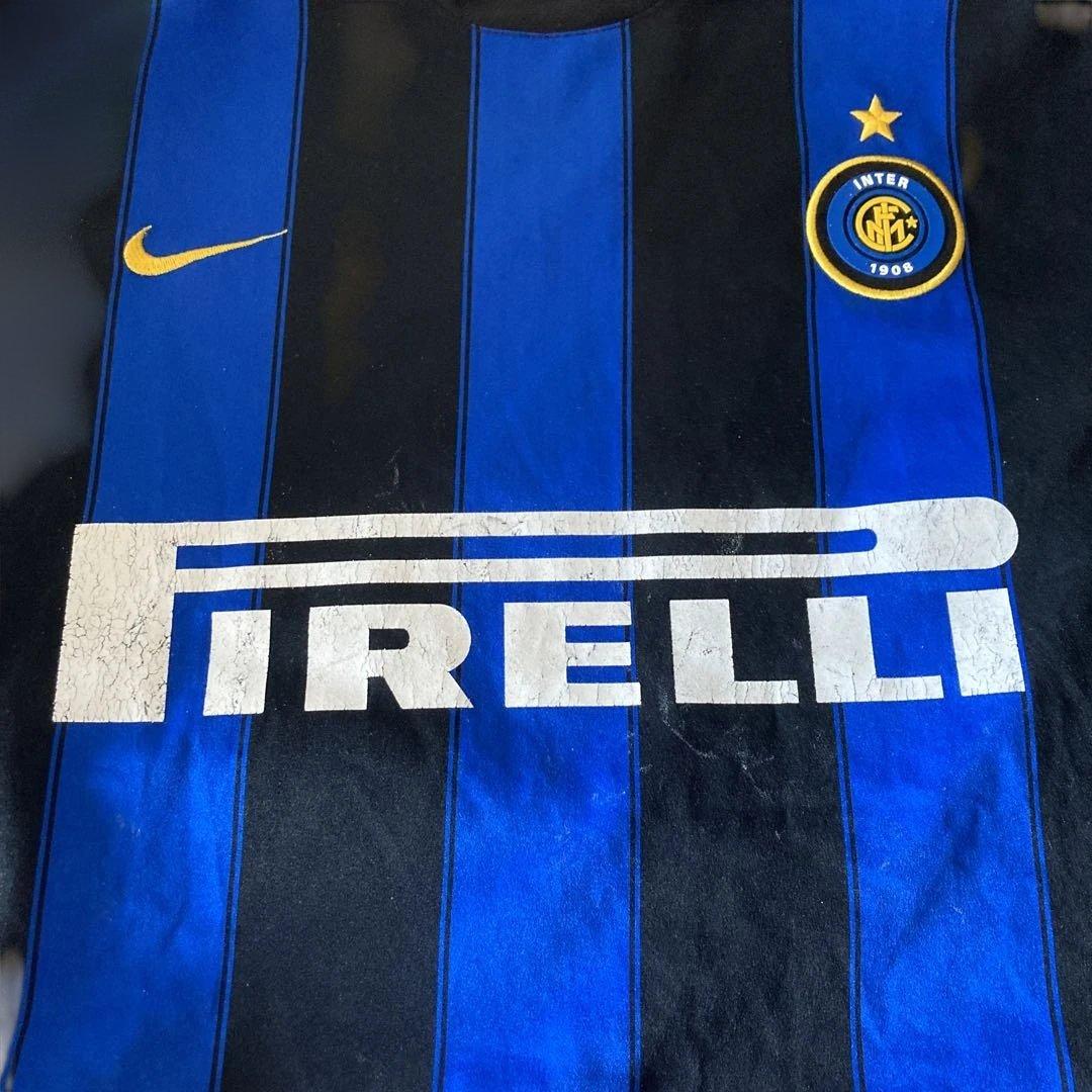 ナイキ　イタリアインテル　ジャージ 長袖77 サッカーユニフォーム　M NIKE