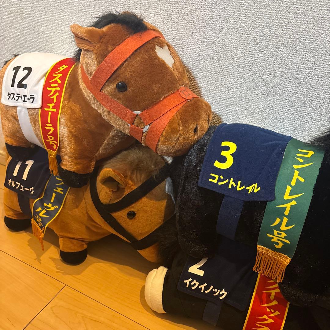 全てタグ付　サラブレッドコレクション　ぬいぐるみ15匹　大量まとめ売り　競馬