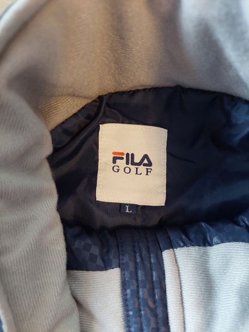 FILA GOLF メンズジャケット L ネイビー/レッド