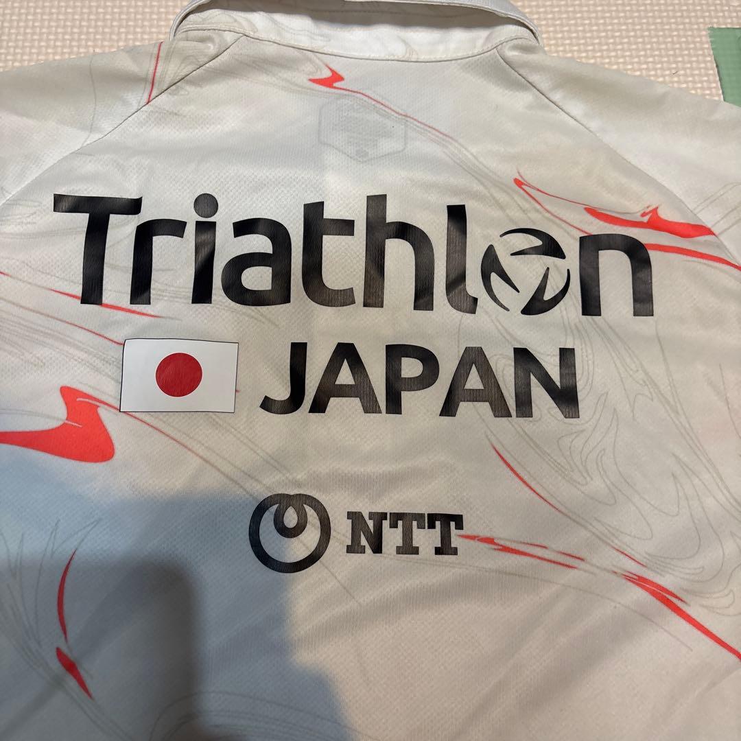 【レア】　トライアスロン　日本代表　選手支給　M ポロシャツ ASICS