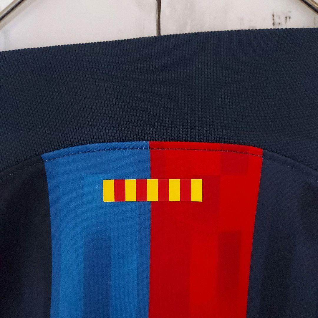 【NIKE】未使用 ナイキ FCバルセロナ No.9 ユニフォーム M 紺赤