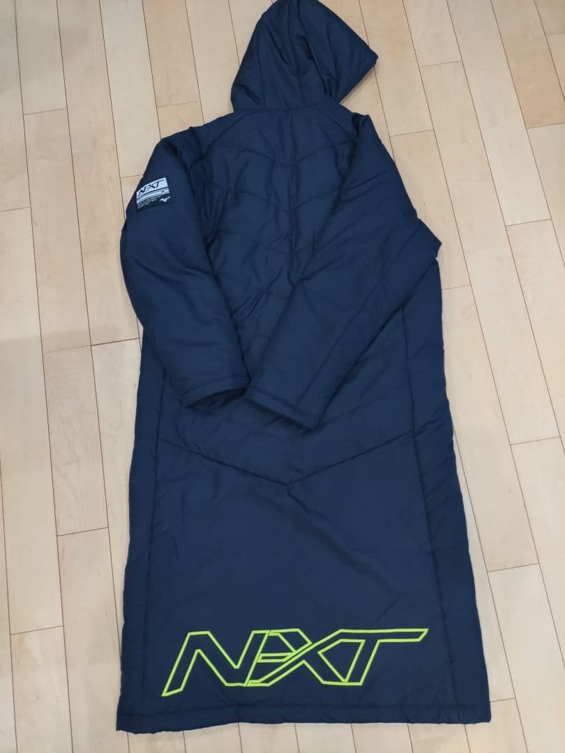 【美品】Mizuno ネイビー 　ベンチコート