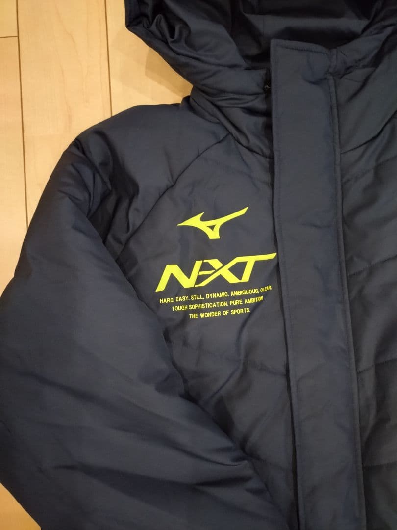 【美品】Mizuno ネイビー 　ベンチコート