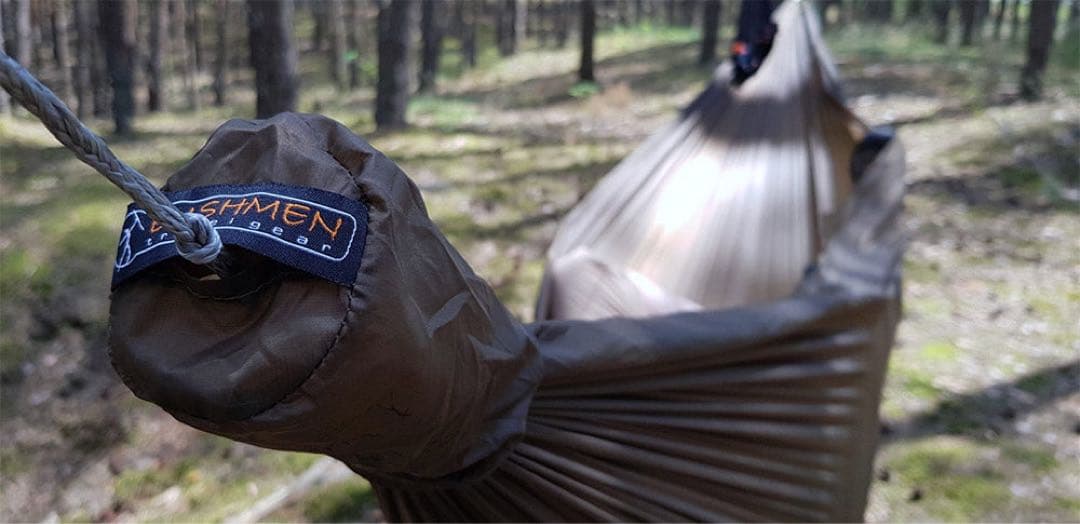 超軽量150g！BUSHMEN ULTRALIGHT ハンモック ダークオリーブ