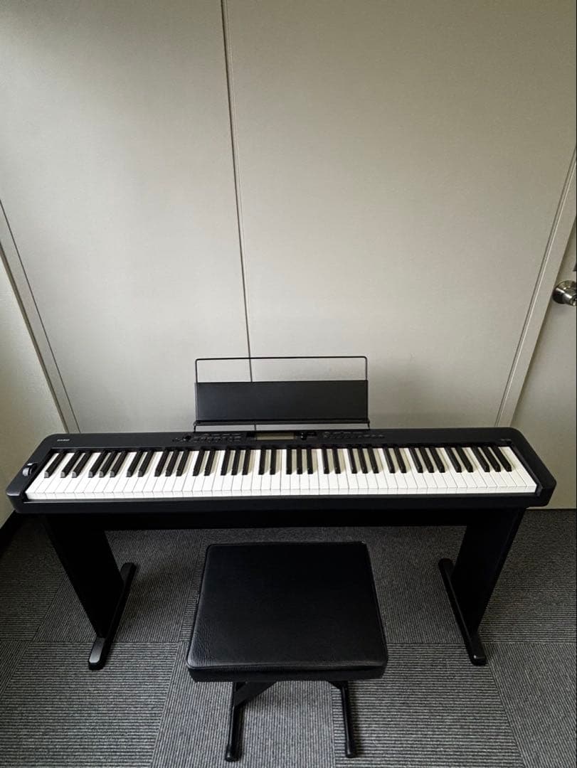 CASIO 電子ピアノ CDP-S300 22年製 フルセット 美品 カバー付