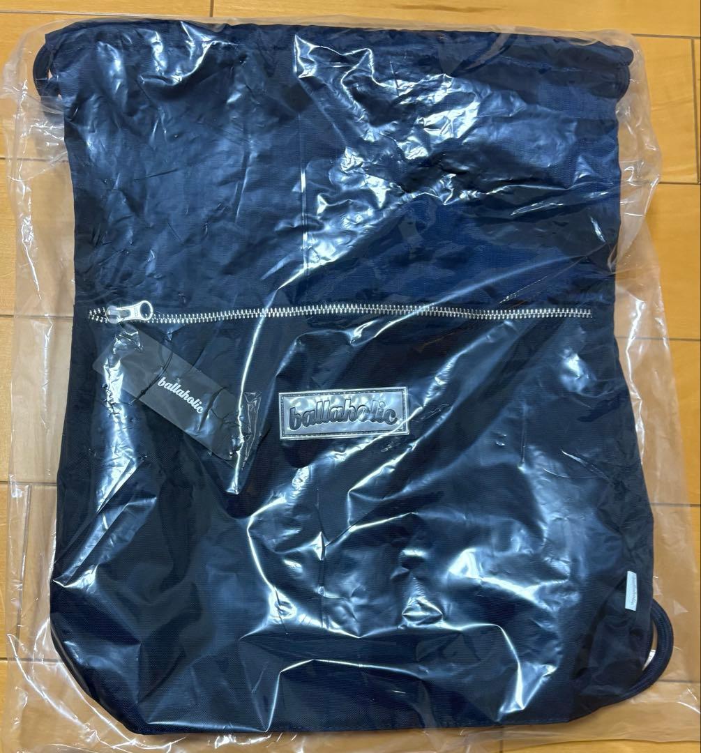 ballaholic logo zip pocket gymsack 即完売
