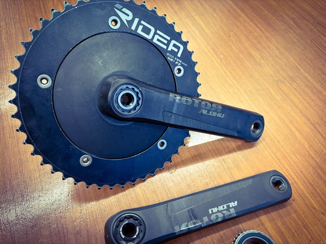 ROTOR ALDHU Track 170mm /チェーンリング&BBセット