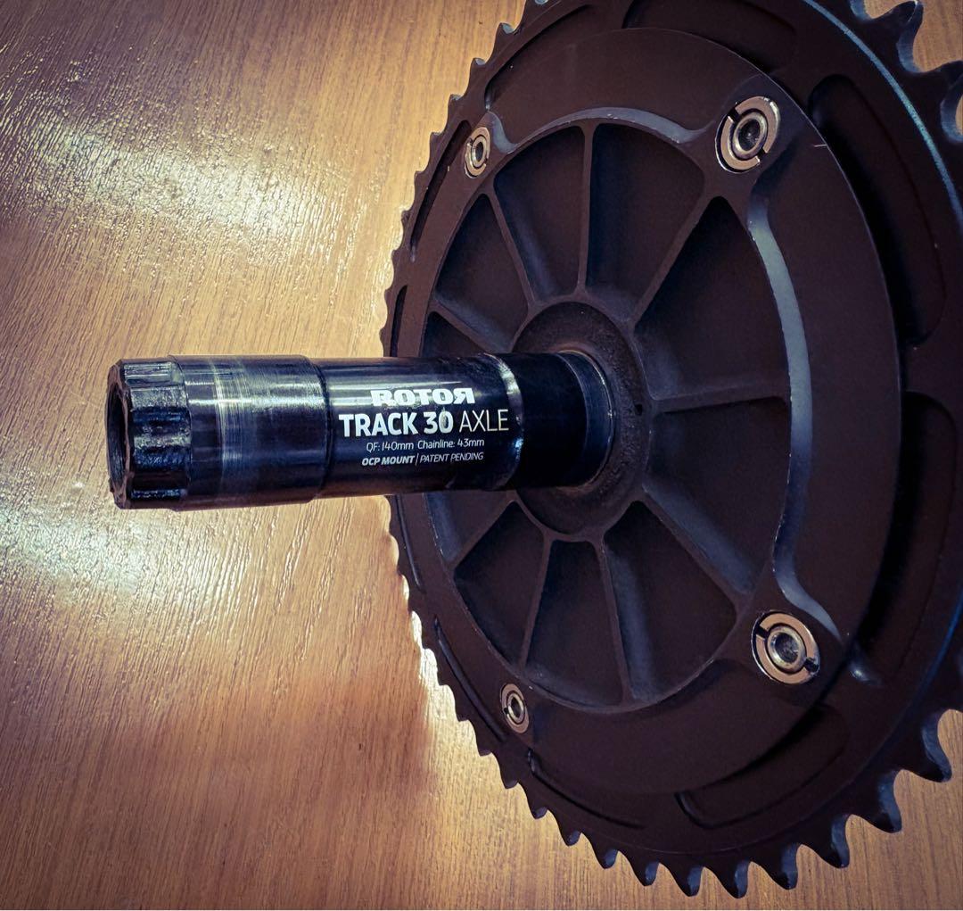 ROTOR ALDHU Track 170mm /チェーンリング&BBセット