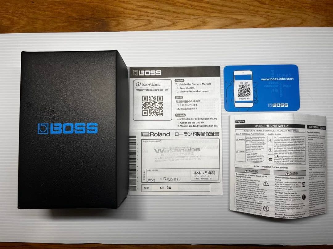 ギター BOSS Chorus CE-2w