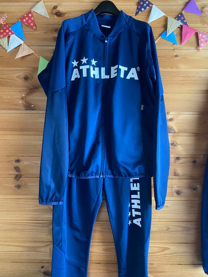 【美品】アスレタ ATHLETA トレーニング　ウォームアップ　ジャージ　Ｓ
