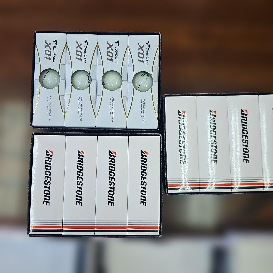 BRIDGESTONE TourStage X01 ゴルフボール 4個入り×3