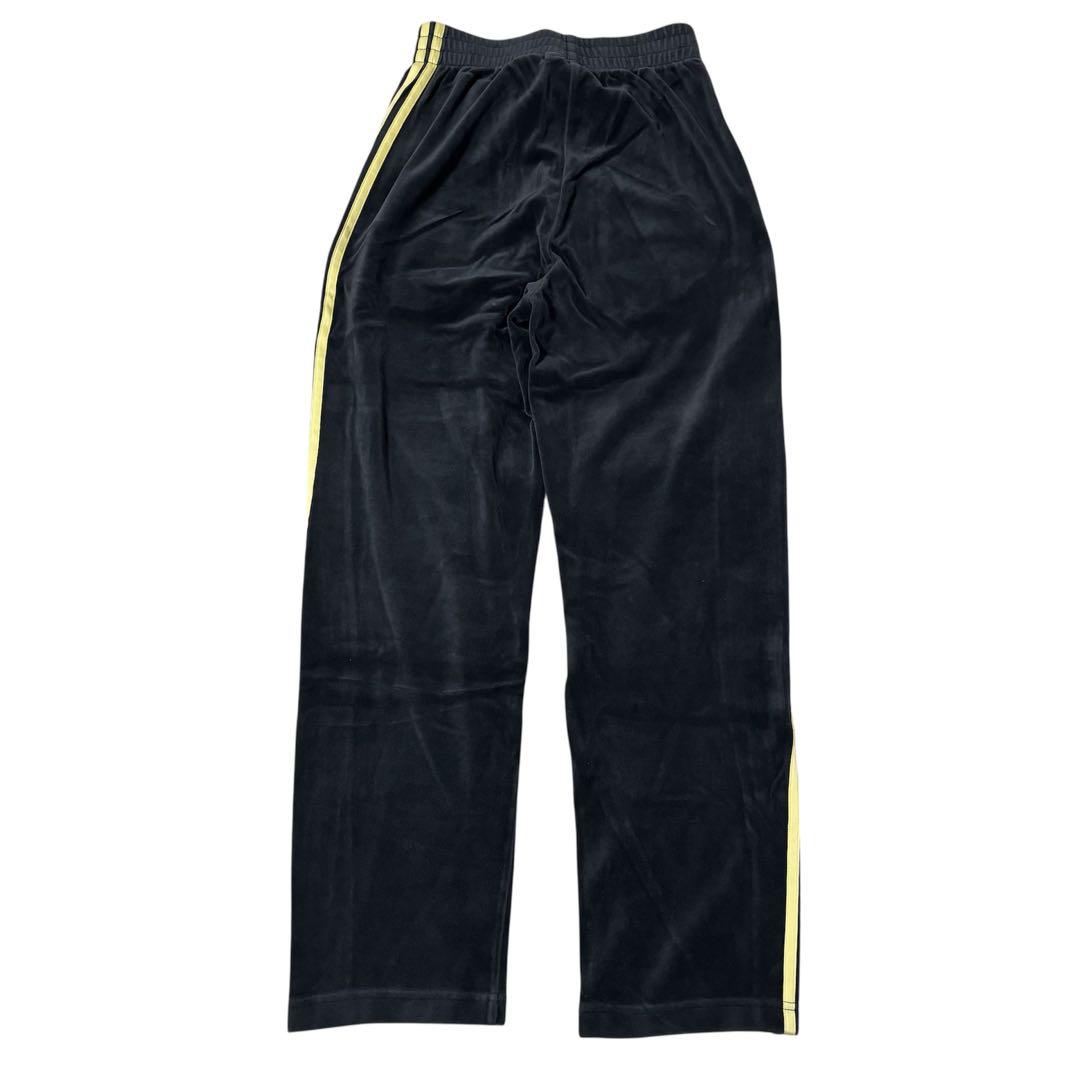 【希少ベロアSST】アディダス オリジナルス セットアップ 黒×黄 Sサイズ