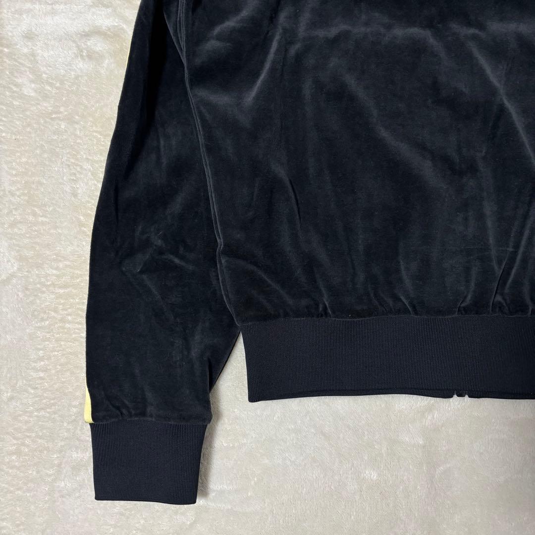 【希少ベロアSST】アディダス オリジナルス セットアップ 黒×黄 Sサイズ