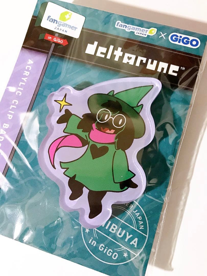 deltarune アクリルクリップバッジ ラルセイ スパムトン ゲーマー焼き