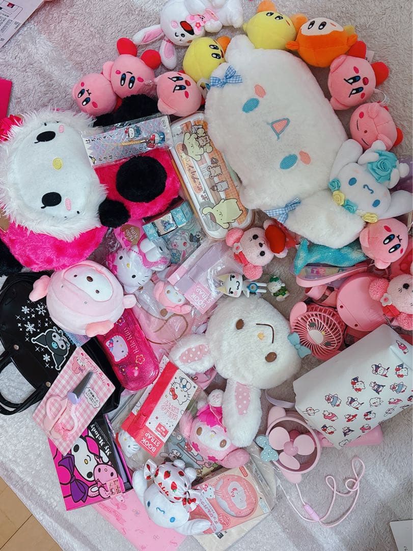 サンリオ 平成レトロ ぬいぐるみ ポーチ 文具 ハローキティマイメロディ