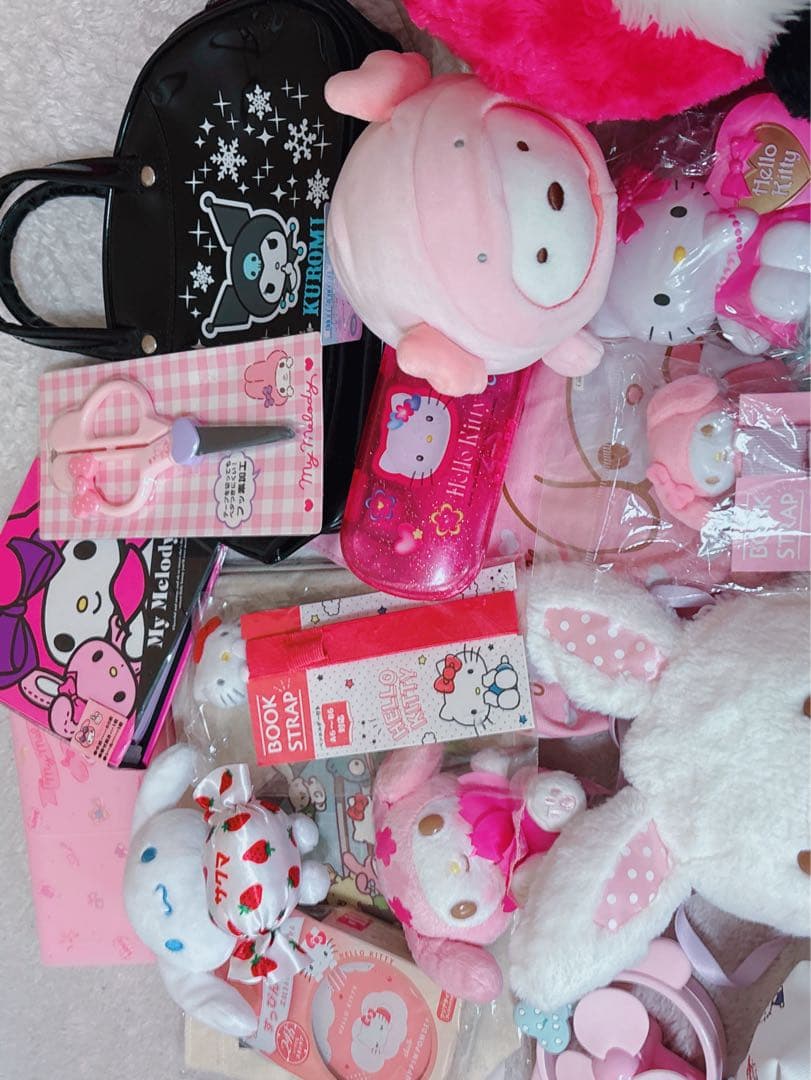 サンリオ 平成レトロ ぬいぐるみ ポーチ 文具 ハローキティマイメロディ
