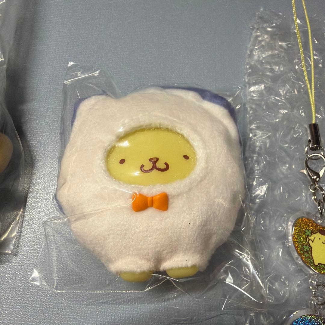 ポムポムプリン　6点セット　ちびっとも　タイルシール