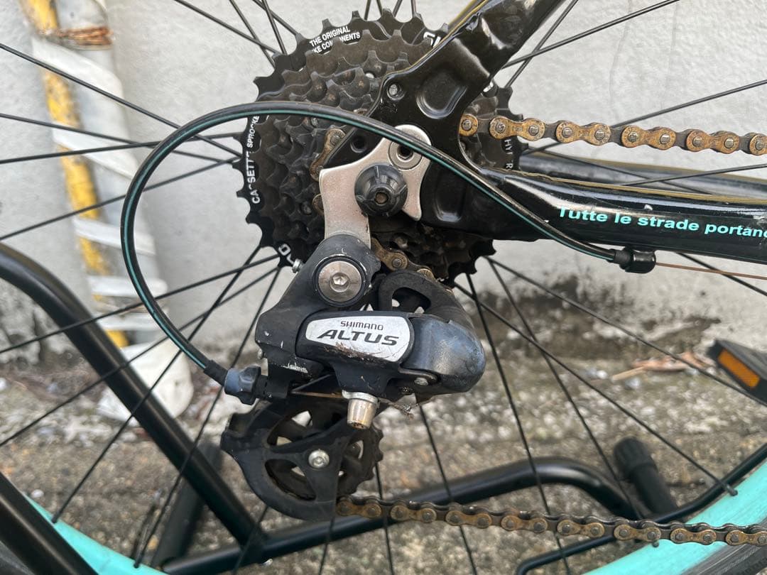 【けんいちせ】Bianchi ROMA 4 クロスバイク ブラック アルミ